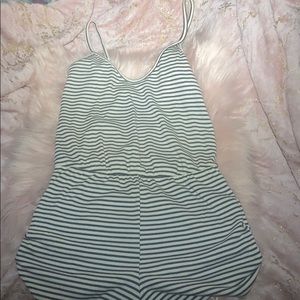 Striped romper